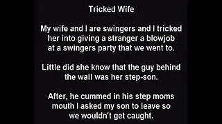 Stepmom Tricked&excl; Unknowingly Sucks Stepsons Cock Handy Gloryhole